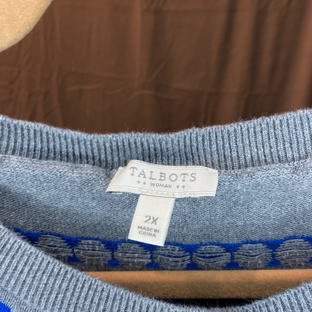 Talbots Heather Gray Cardigan - Picture 3 of 3